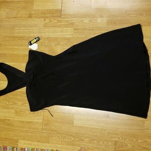 NWT Muse black silk dress sz 8